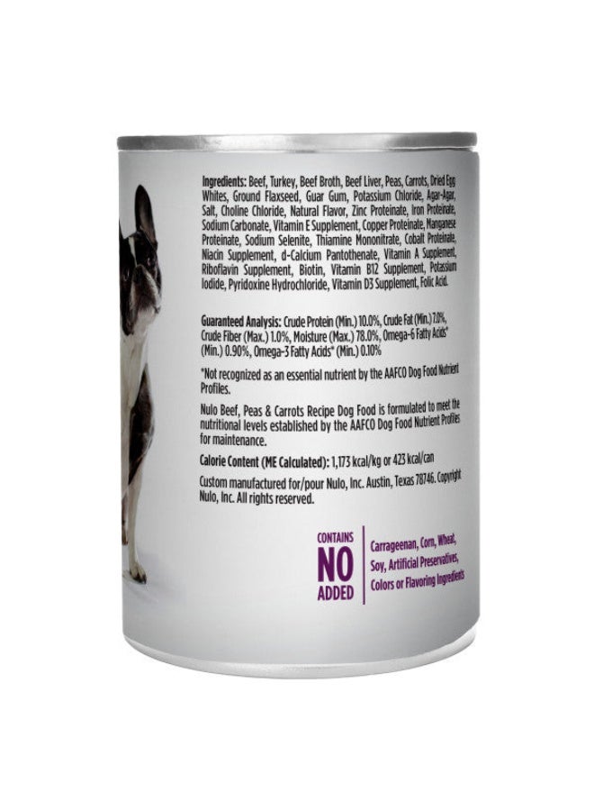 Nulo Freestyle Grain Free Beef, Peas & Carrots Recipe with Probiotics Recipe 368gms - Image 2