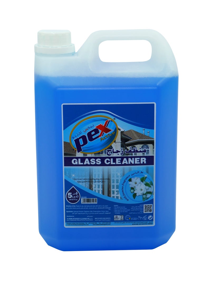 Pex - Pex active Glass Cleaner Liquid 5 Ltr - Image 1