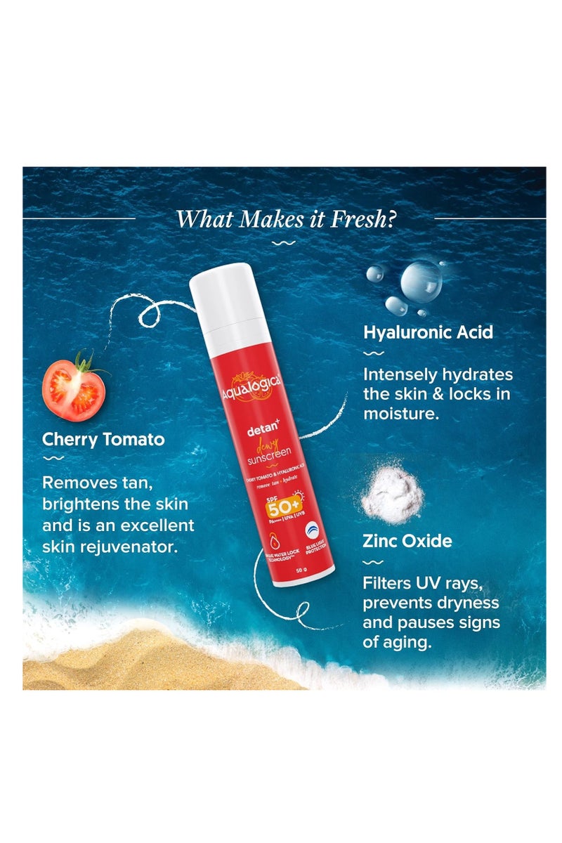Aqualogica Brighter Skin Combo Face Wash 100g Sunscreen 50g