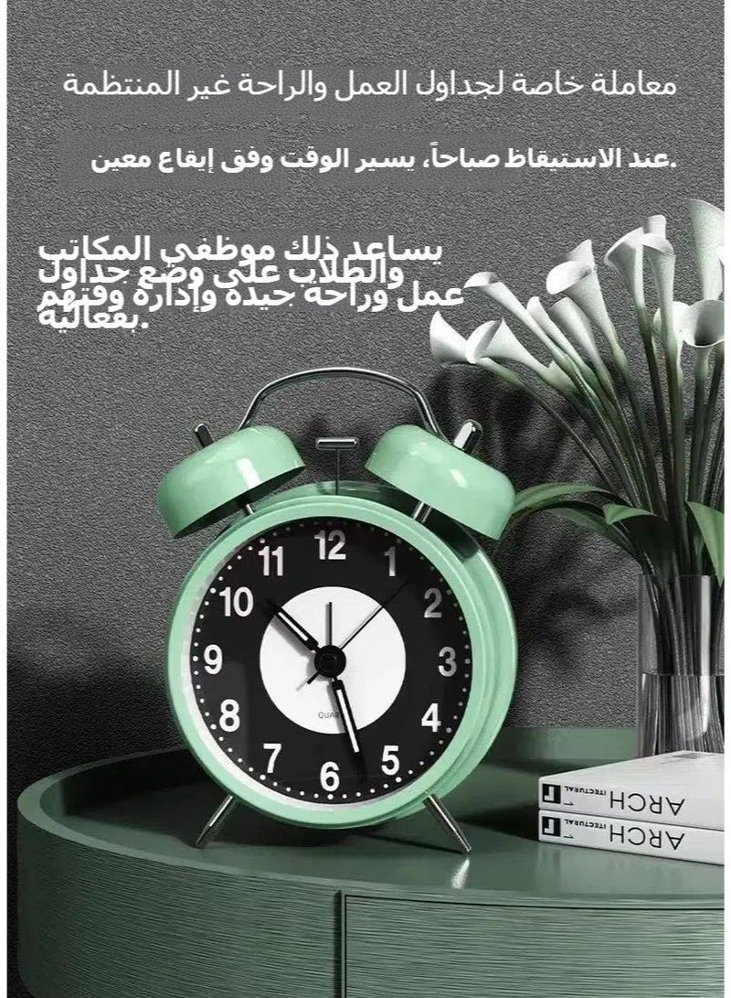 تم تصميم ساعة المنبه هذه خصيصًا للأشخاص الذين ينامون نومًا عميقًا، وتتميز بقرص ثلاثي الأبعاد، وتعمل بالبطارية (البطاريات مرفقة)، وتحتوي على ضوء ليلي، وهي مناسبة للأطفال. - Image 5