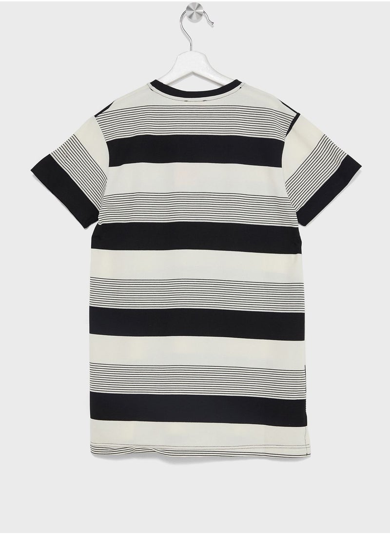Pinata - Girls Stripe T Shirt Dress - Image 1