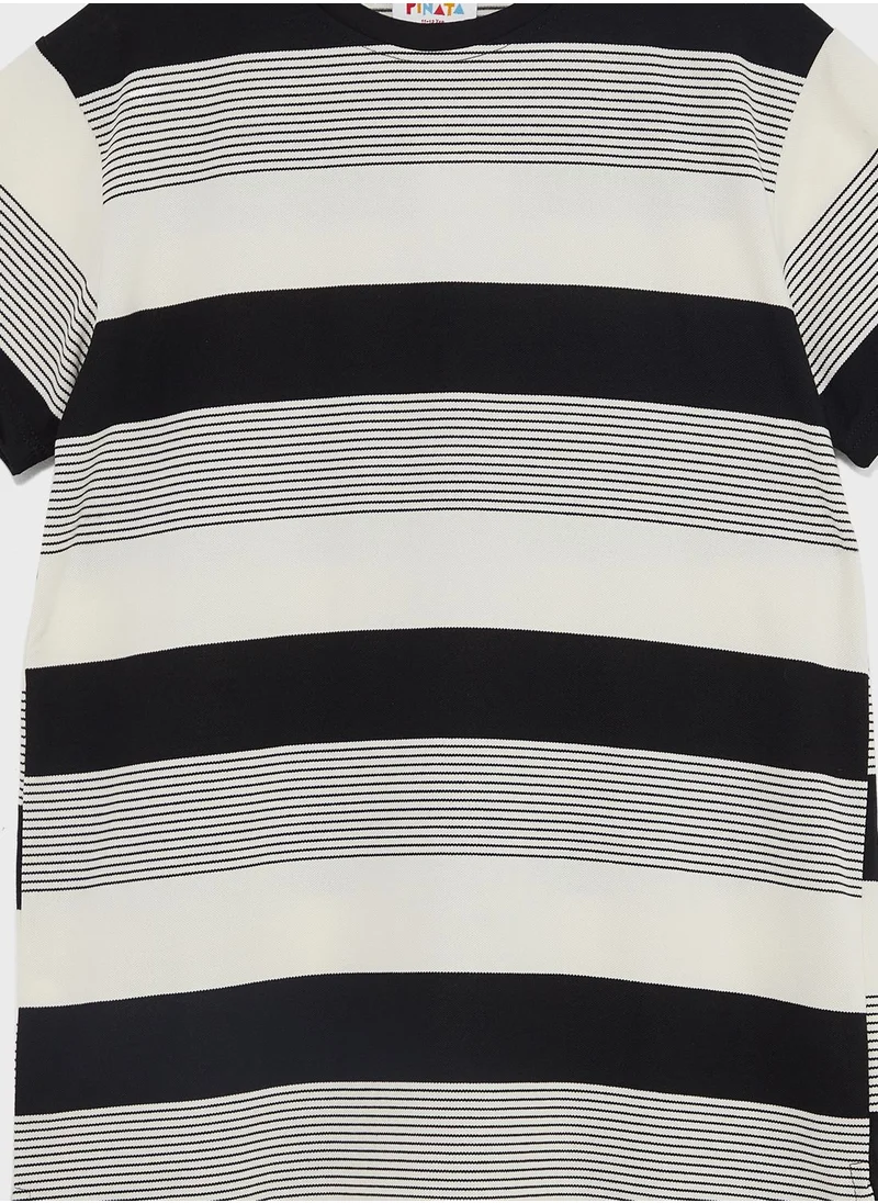 Pinata Girls Stripe T Shirt Dress