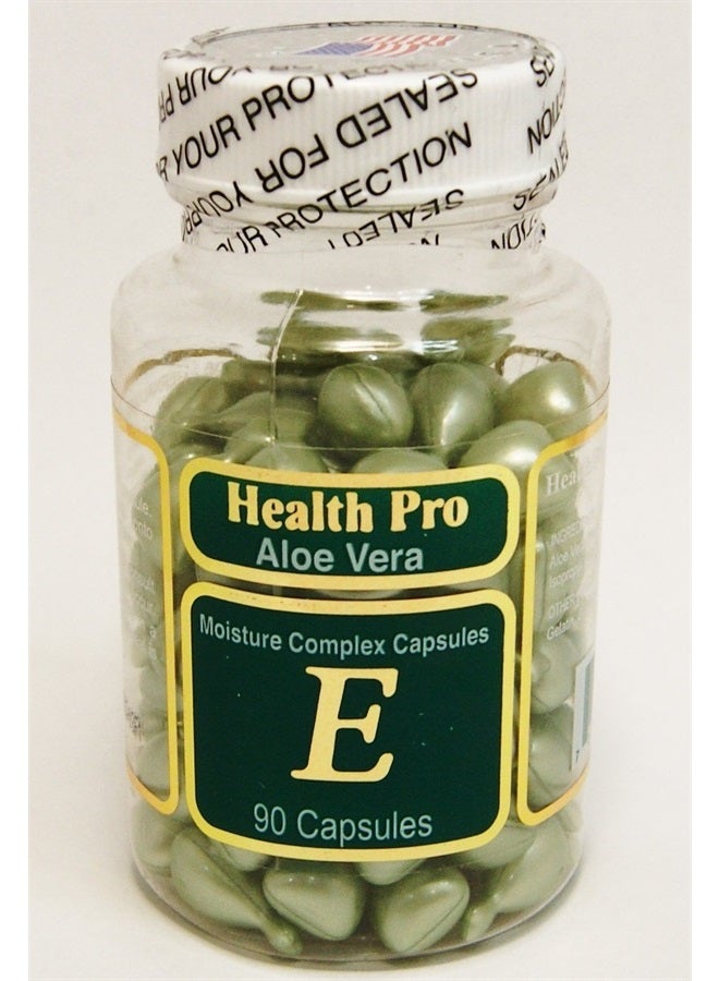 Nu-Health Vitamin E Skin Oil Aloe Vera, 90 Softgels (Pack of 2)