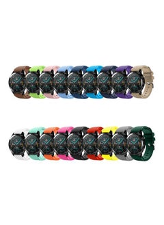 Y&D 18-piece Replacement Band For Huawei Watch GT 2/Honor MagicWatch 2  46mm Green/Brown/Pink 