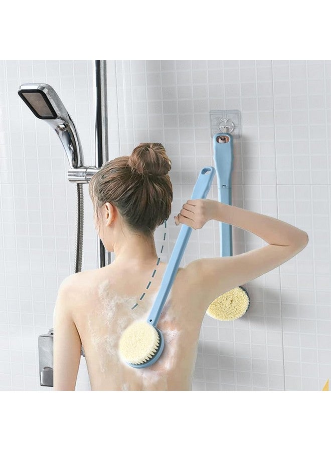 WOBEVB Wobeve Shower Brush Back Brush Long Handle For Shower Body Exfoliator For Wet Or Dry Brushing - Image 5