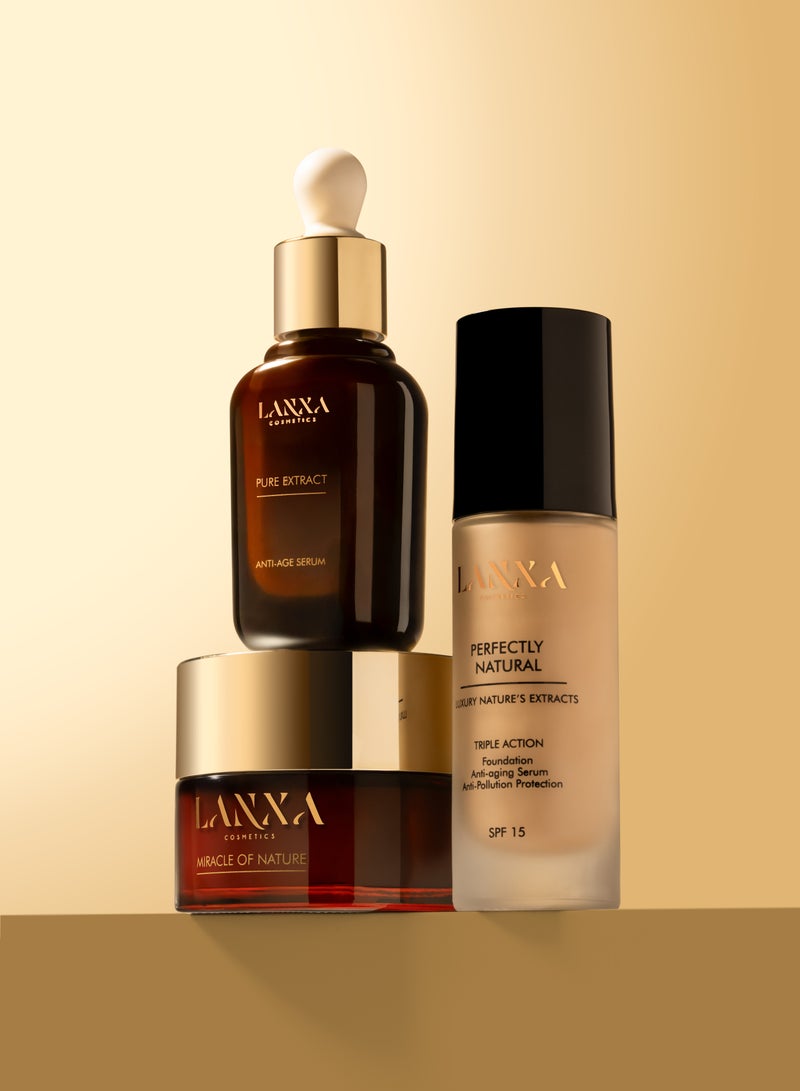 Lanxa Cosmetics Luxury Nature's Extracts Anti Age Vegan Friendly Set - Image 1