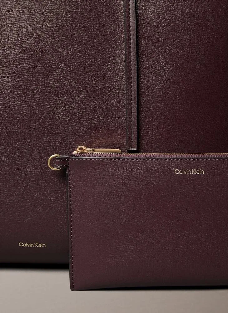 CALVIN KLEIN Logo Foil Tote Pouch