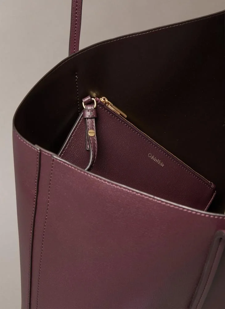 CALVIN KLEIN Logo Foil Tote Pouch