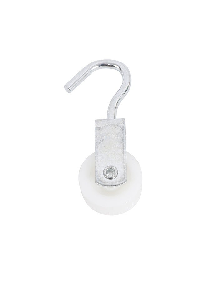 LAWAZIM Single Pulley with Hook - Grooved Wheel for Smooth Loading, Snap Hook for Easy Attachment, Perfect for Wire Rope, Clotheslines, Curtains, DIY Projects, and Material Handling  - Image 1
