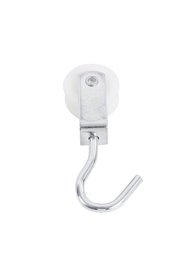LAWAZIM Single Pulley with Hook - Grooved Wheel for Smooth Loading, Snap Hook for Easy Attachment, Perfect for Wire Rope, Clotheslines, Curtains, DIY Projects, and Material Handling  - Image 3