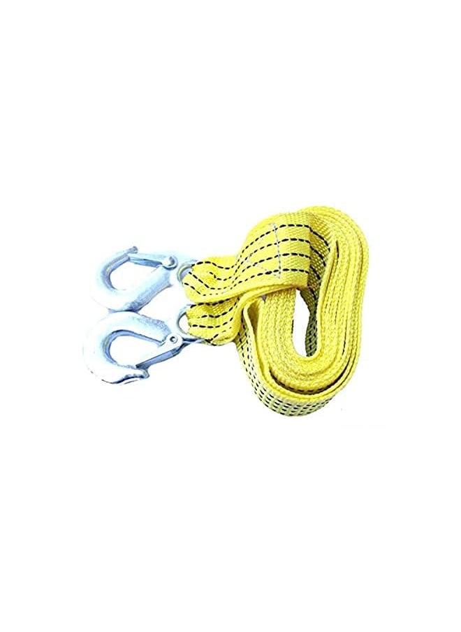 PROMASS Tons Tow Rope Nylon Car Trailer With Hook Traction Fluorescence Emergency  - Image 2