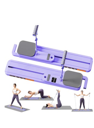 Pilates Reformer Board with Resistance Bands – Portable Pilates Machine, Full Body Workout for Home, Core Strengthener, Glute & Leg Toning, Dual Use, LED Timer & Calorie Display - pzsku/Z3A960CE787700D4D28A7Z/45/1750230993/0672bbe3-b7db-44c3-8888-0f363d8e8b3c