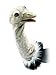 Folkmanis Ostrich Stage Puppet Gray White Black 1 ea - Image 4