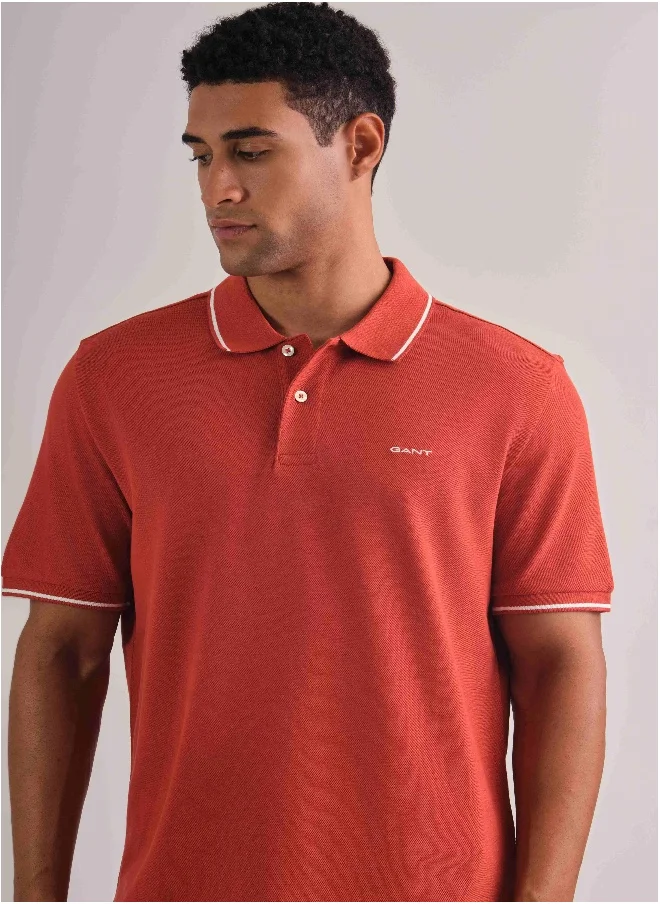 GANT Gant Tipping Short Sleeve Pique Polo