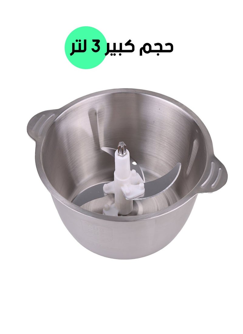3 liter stainless steel electric meat mincer