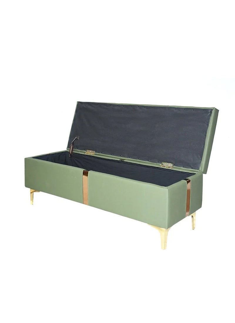 قصر البيان  - صندوق سجاد اخضر 118 × 40 سم - Image 1