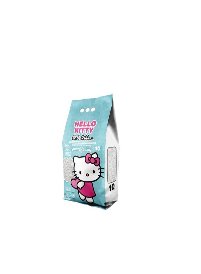 Hello Kitty White Bentonite Clumping Cat Litter Marseille Soap Scent10 L