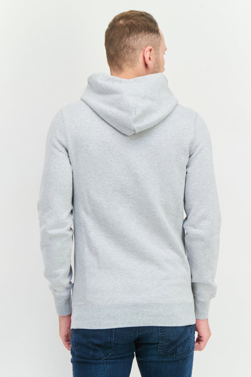 PUMA Men Sportswear Fit Long Sleeve Outdoor Hooded Sweatshirt, Grey  - Image 3