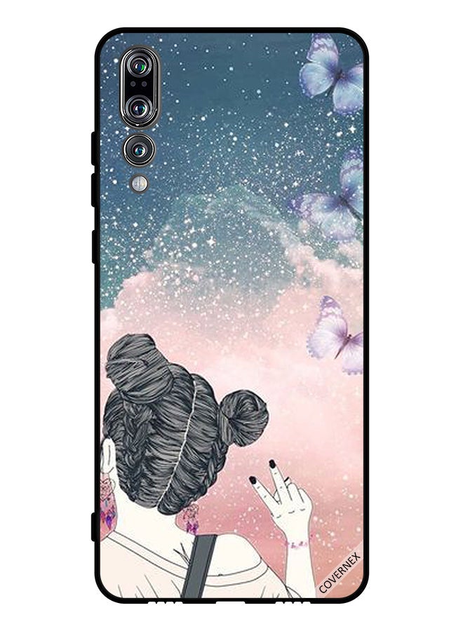 Covernex Protective Case Cover For Huawei P20 Pro Girl Making Victory Sign - Image 1