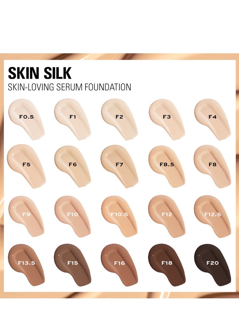 REVOLUTION Makeup Revolution Skin Silk Serum Foundation F6 - Image 3