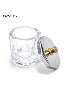 KADS Glass Dappen Dish/Lid Bowl Cup Crystal Glass Dish Nail Art Tools Acrylic Nail Art Equipment Mini Bowl Cups Nail Acrylic Liquid Cup  - Image 3