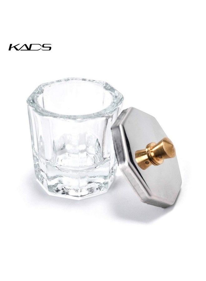 KADS Glass Dappen Dish/Lid Bowl Cup Crystal Glass Dish Nail Art Tools Acrylic Nail Art Equipment Mini Bowl Cups Nail Acrylic Liquid Cup - Image 3
