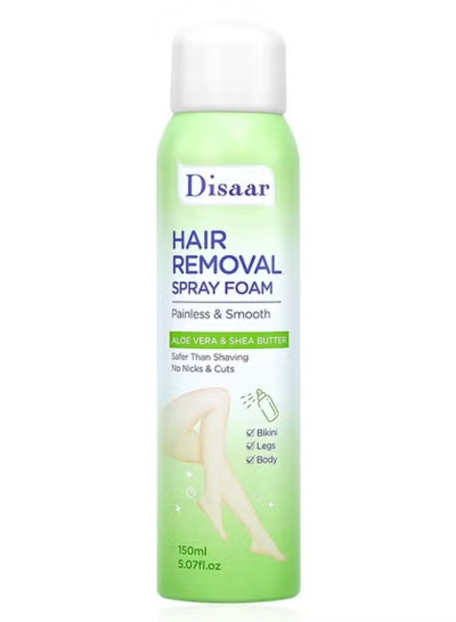 Hair Removal Spray Foam Aloe Vera And Shea Butter 150 ml