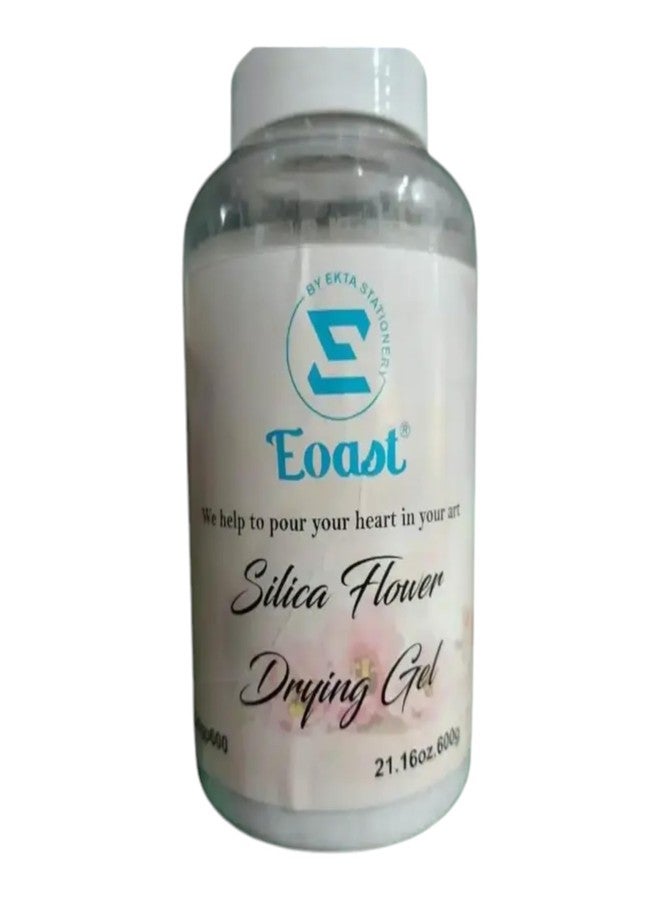 Eoast? Silica Gel Flower Drying Powder for DIY with Dry Flowers, Art and Craft, Resin Art, and Home Decor.-500g Weight When Packed. (White Silica Gel Powder) - Image 1