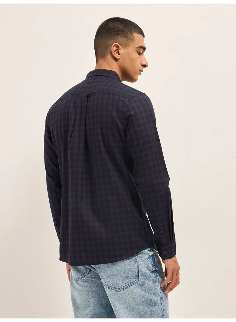 THE BEAR HOUSE  Men’s Long Sleeve Shirt – Classic, Comfortable and Stylish Essential for Work, Travel or Casual Outings for Men | Best Price UAE