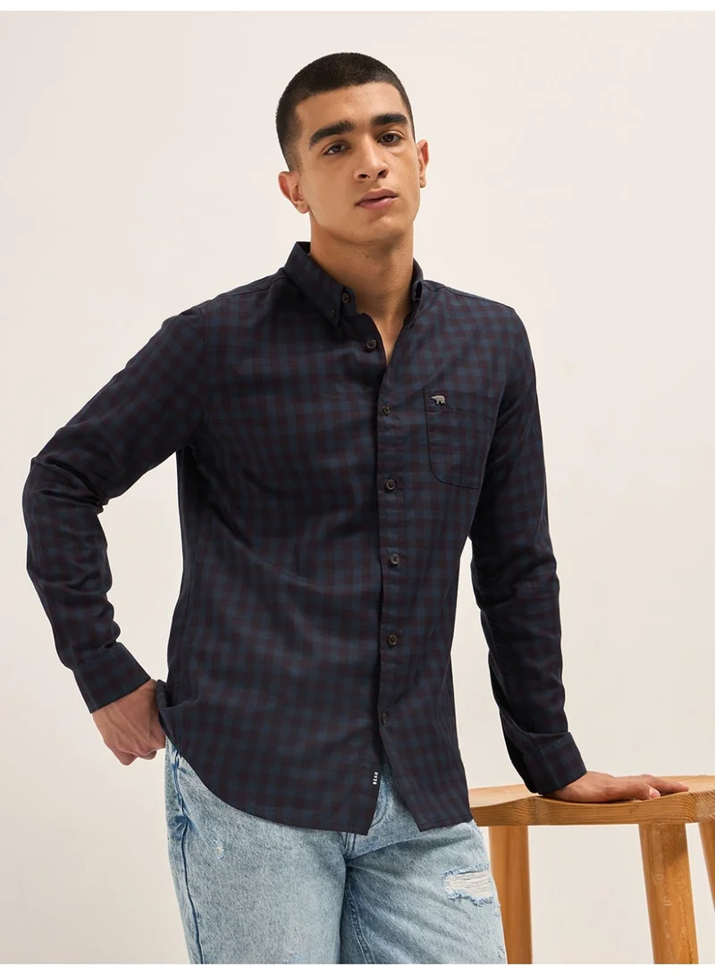 THE BEAR HOUSE Men’s Long Sleeve Shirt – Classic, Comfortable and Stylish Essential for Work, Travel or Casual Outings