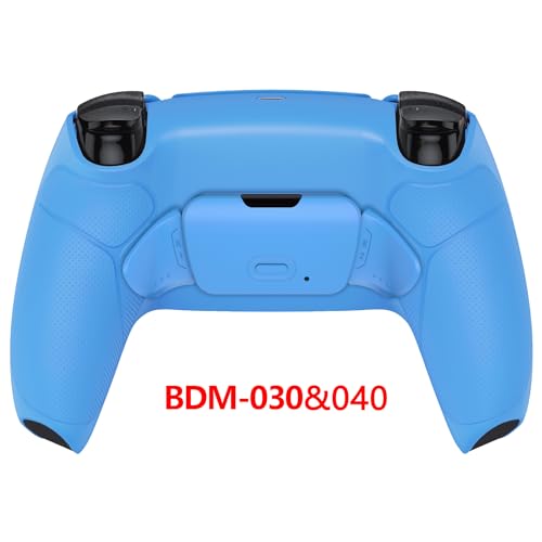 eXtremeRate Starlight Blue Rubberized Grip Programable Rise Remap Kit for ps5 Controller BDM-030 BDM-040, Upgrade Board & Redesigned Back Shell & Back Buttons - Controller NOT Included - Image 4
