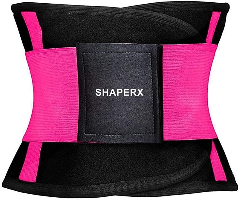 SHAPERX Waist Trainer Belt Workout Hourglass Sport Slimming Trimmer Adjustable Belly Cincher - Image 2
