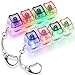 TYRIXKI 2 Pcs Keyboard Fidget Toy Fidget Keychain Keyboard with LED Lights Cat Shape Keyboard Decompression Button Finger Clicker Toys Button Stress Relief Fidget to Relief Stress - Image 2