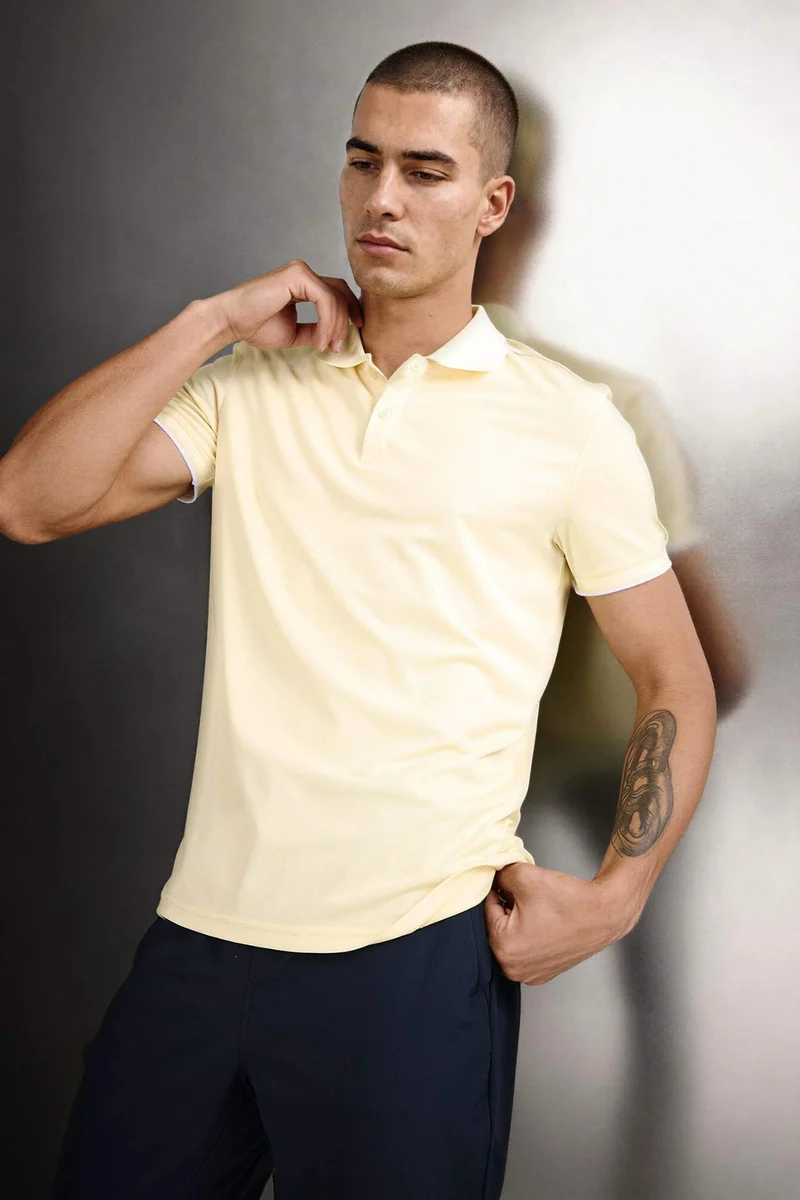 DeFacto Slim Fit Short Sleeve Polo T-Shirt