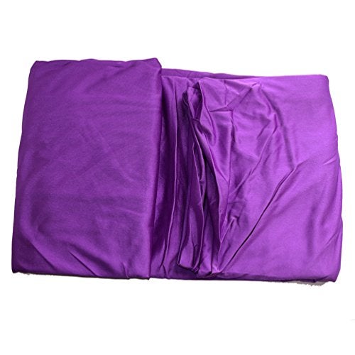 Wellsem Deluxe Yoga Swing - 5.5 Yard L x 3 Yard W Aerial Hammock Silk Fabric for Bodybuilding (Deep Purple) - Image 5