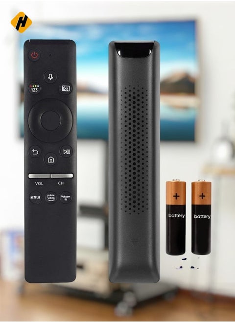 Replacement Bluetooth Remote Control for Samsung TV BN59-01312A BN59-01259E/B BN59-01312B/H/G BN59-01312F BN59-01312M RMCSPR1BP1 with Keys Netflix Prime Video Rokutin TV with battery