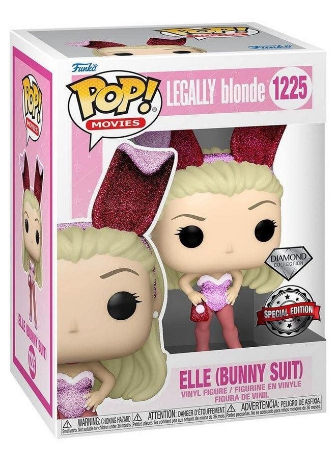 Funko Pop Movies: Legally Blonde Elle Woods Bunny Diamond Glitter 1225 Exclusive  - Image 3