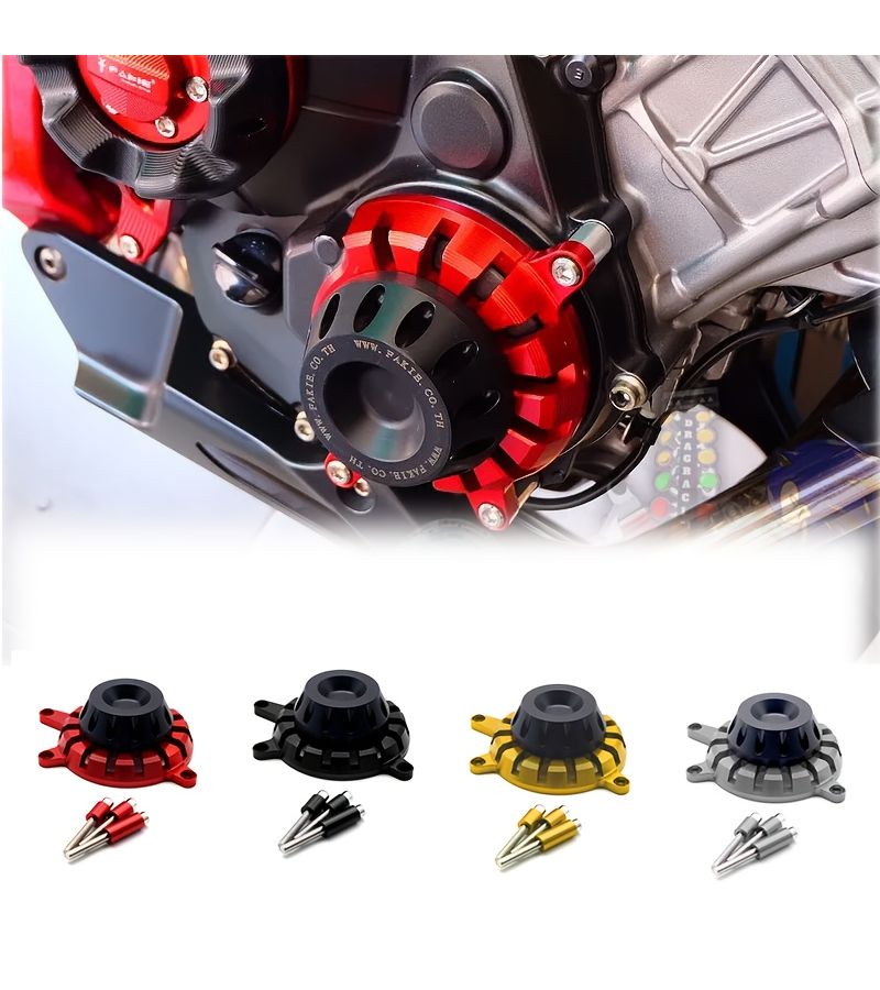 Red Aluminum Alloy Motorcycle Engine Crash Guard Compatible With Honda CB650R CB650F CBR650F Protection Cover Against Scratches Drops - Image 1
