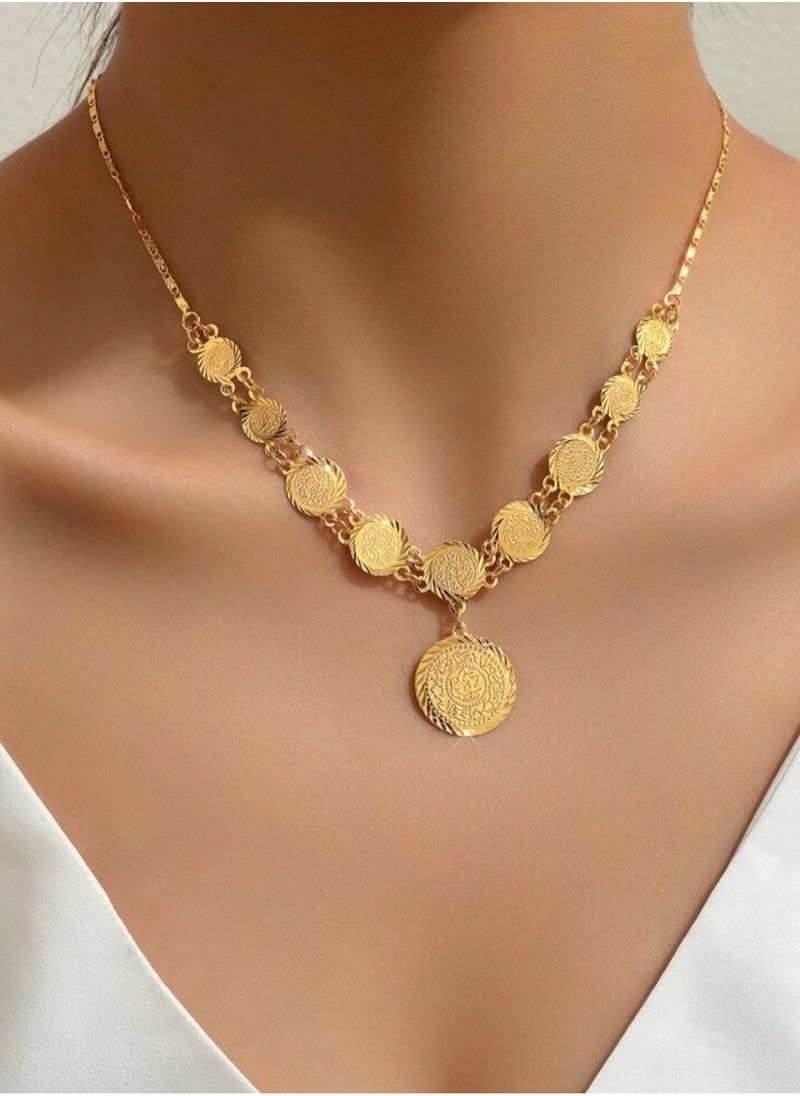 GOLDMAX 21k Gold Plated Necklace For Women  - Image 1