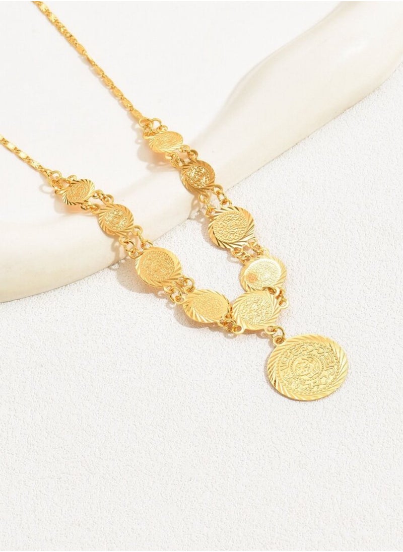 GOLDMAX 21k Gold Plated Necklace For Women  - Image 2