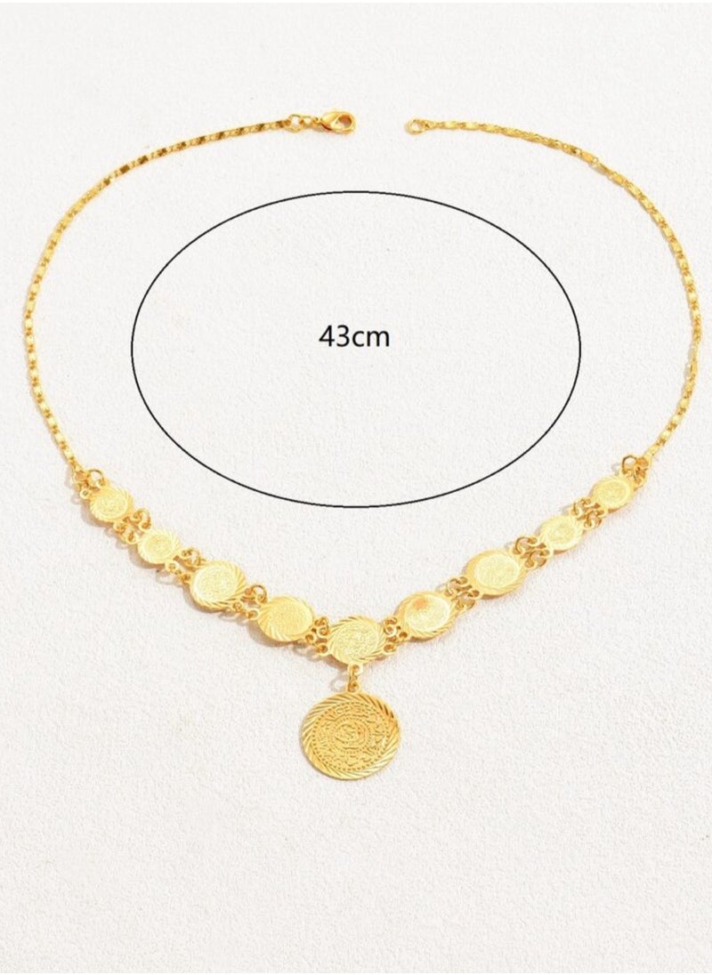 GOLDMAX 21k Gold Plated Necklace For Women  - Image 4