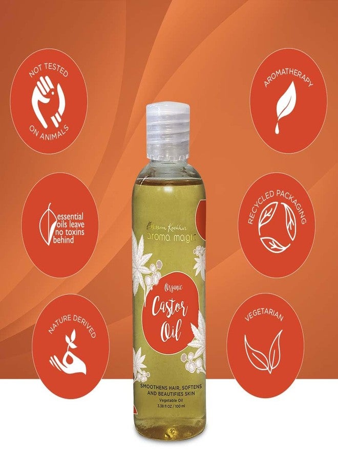 Aroma Magic Organic & Natural Combo | Castor oil- 100ml + Olive Oil- 100 ml | Pack Of 2 - Image 4