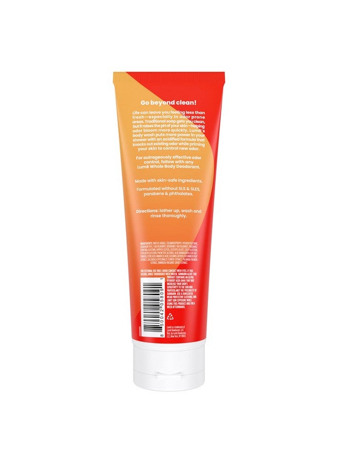 لومي غسول الجسم الحمضي - التحكم في الرائحة لمدة 24 ساعة - يزيل الرائحة بشكل أفضل من الصابون - تركيبة مرطبة - تم تركيبه بدون كبريتات لوريث الصوديوم أو البارابين - تم تطويره بواسطة أطباء أمراض النساء والتوليد - 8.5 أونصة (يوسفي نظيف)