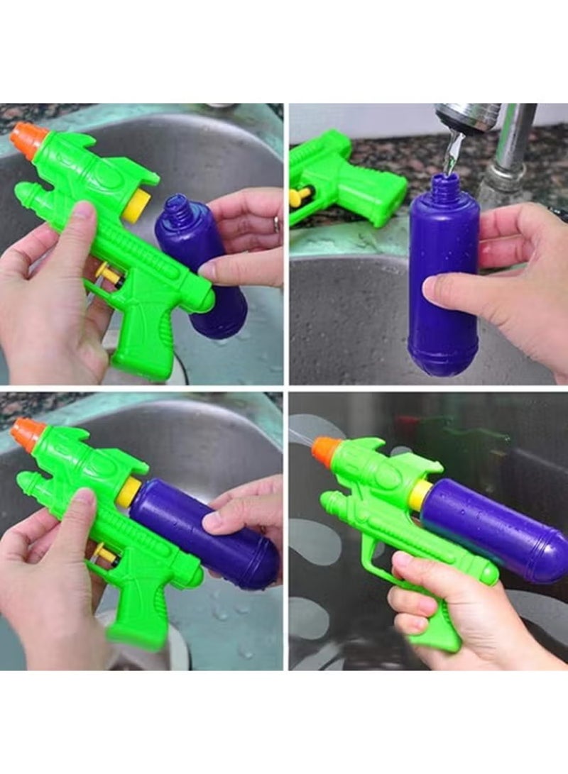 Colorful Kids Water Blasters Soakers - 7-Pack Water Gun Set for Outdoor Summer Fun, Beach, Pool & Backyard Play - Image 5