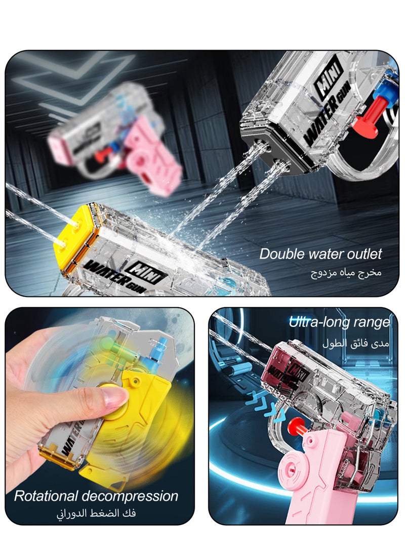 Colorful Kids Water Blasters Soakers - 7-Pack Water Gun Set for Outdoor Summer Fun, Beach, Pool & Backyard Play - Image 4