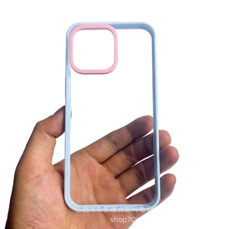 غطاء واقي بPC لـ iPhone 14 / 14 Plus / 14 Pro / 14 Pro Max مع حماية من السقوط وتصميم ثنائي في واحد مع مقاوم للصدمات مع مقاوم للخدش باللون أبيض للتخزين العملي للمدرسة سهل التخزين - Image 5