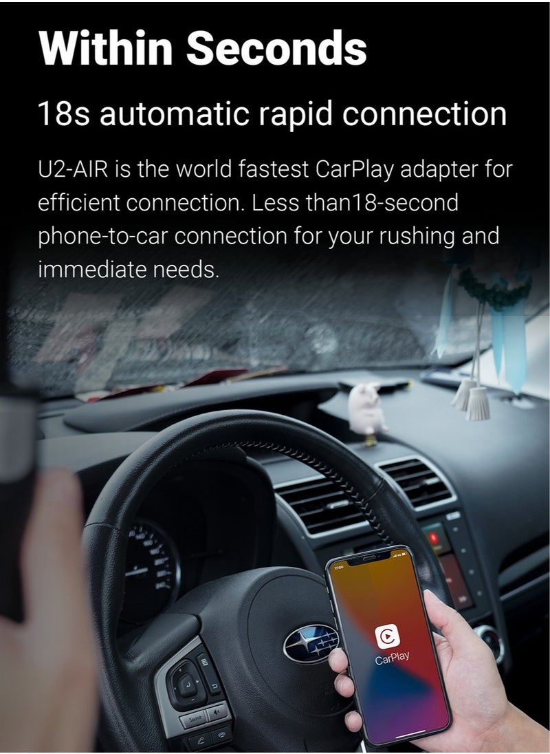 Ottocast Wireless Carplay Box Wired to Wireless Carplay Module Interconnect Adapter  - Image 4