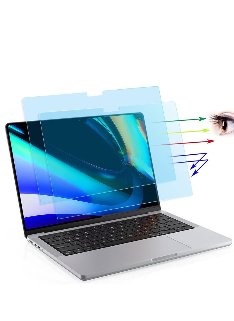 Generic 1Pack Anti Blue Light Laptop Matte Screen Protector Compatible with MacBook Pro 14 inch M4/M3 /M3 Pro /M3 Max /M2 Pro /M2 Max /M1 Pro /M1 Max Model A2442 A2779 A2992 A2918 Anti Glare & Reduce Eye Strai  - Image 1