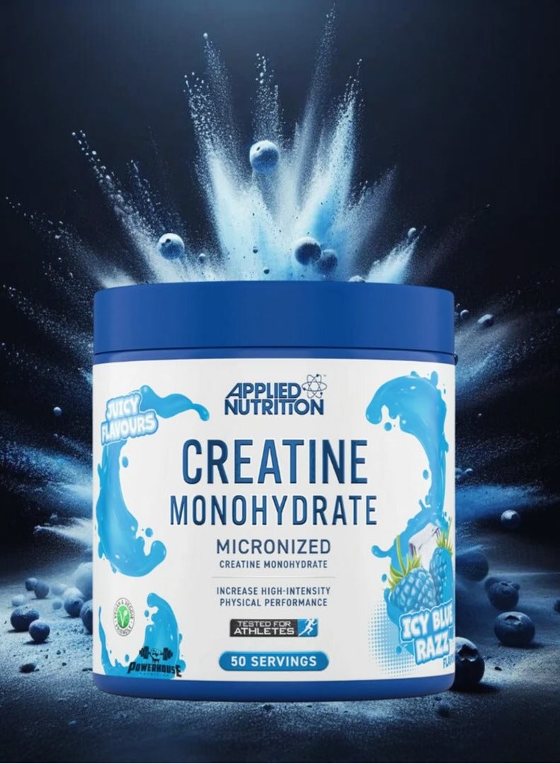Applied Nutrition Creatine Monohydrate Micronized - 250g Icy Blue Razz – Fast Absorption, Improve Performance, Boost Strength, and Endurance - Image 3