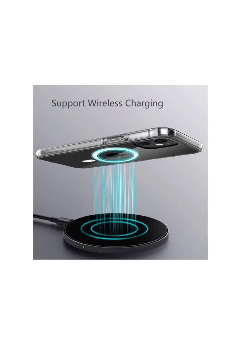 Magnetic Phone Case for iPhone 11 pro max and Wireless Charging MagSafe Clear